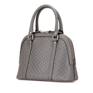 Gucci Handbag Bag Shoulder Leather Gray ssima